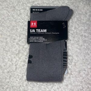 Gray medium softball socks